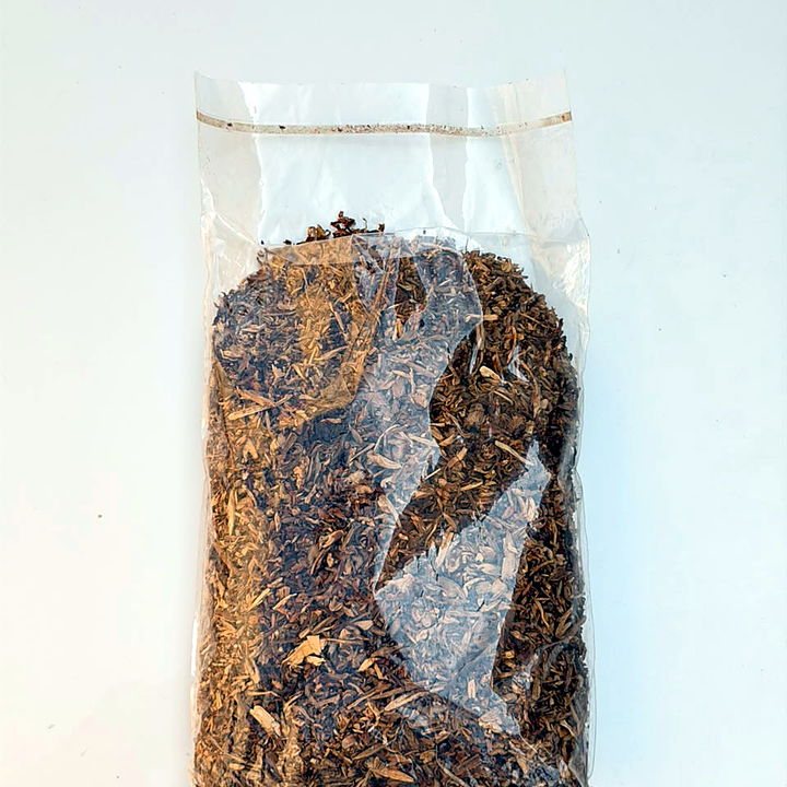 Cut FCV lamina sample, sealed bag