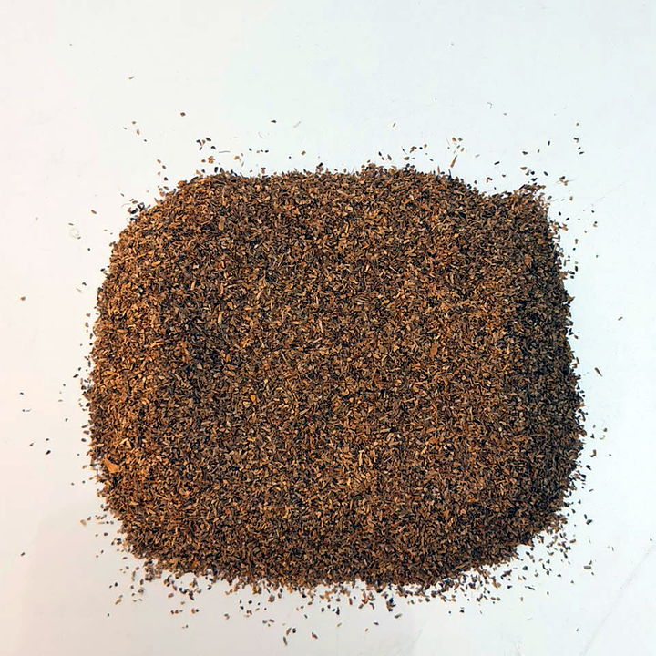 FCV tobacco dust, sample heap