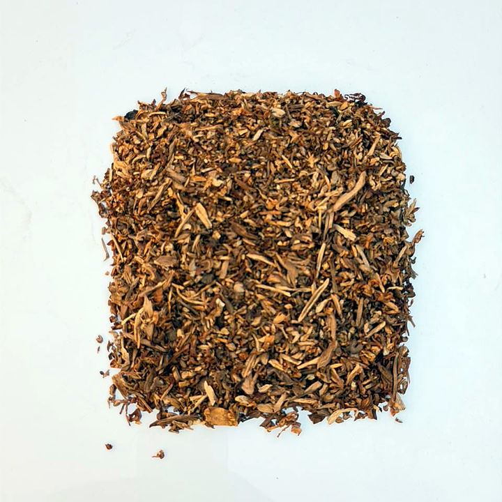 Threshed FCV tobacco lamina strips, sample heap