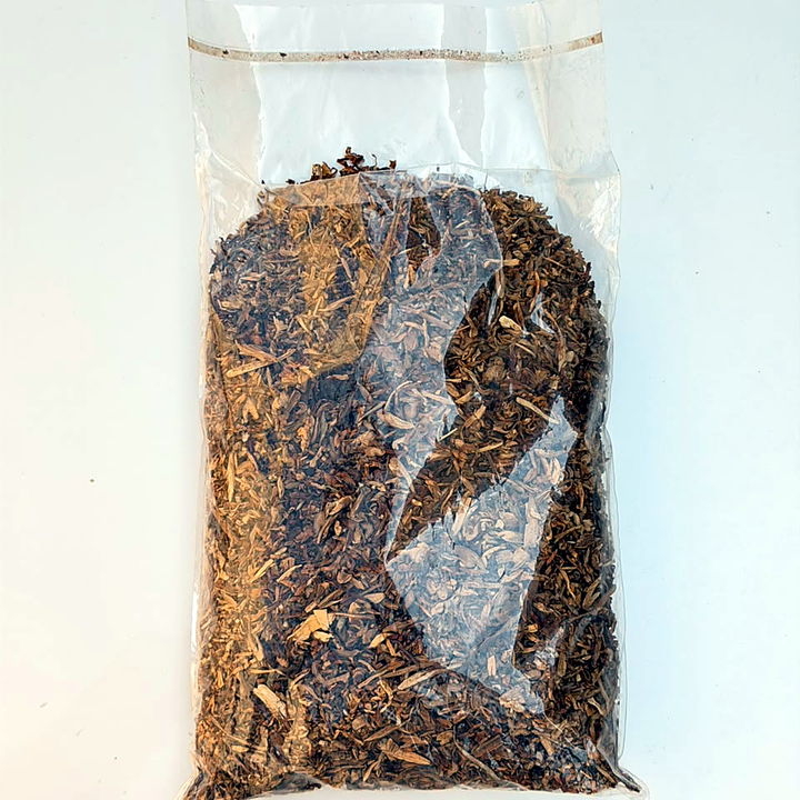 Threshed FCV lamina sample, sealed bag